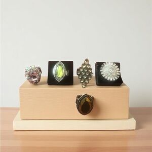 Elegant Statement Rings  Adjustable Pick One !